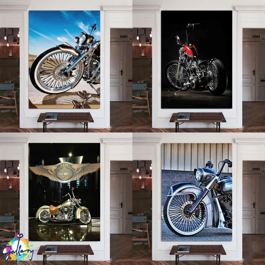 Motorcycle & Chopper Art Collection